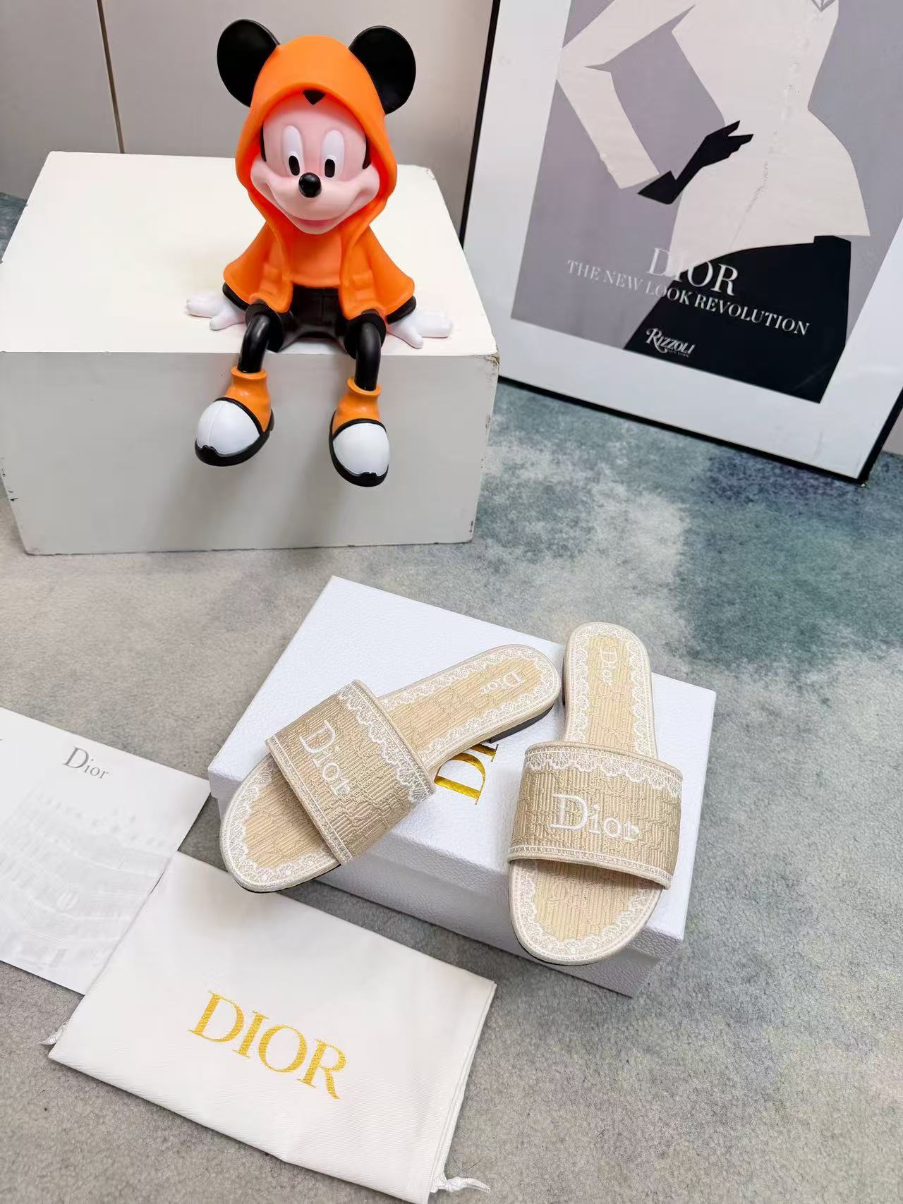 Dior Slippers Women(AAA)-076